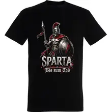 Herren T-Shirt - Sparta, Bis zum Tod 3D Version - gewählte Variante