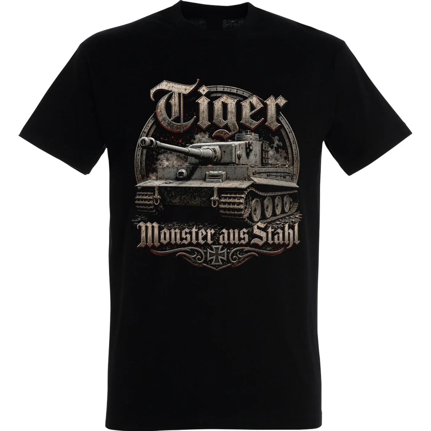 Herren T-Shirt - Tiger, Monster aus Stahl