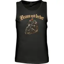 Herren Standard Tanktop - Braun und Lecker, Soldat Vorderseite