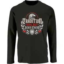 Herren Langarm Shirt - Tradition schlägt jeden Trend, Adler Vorderseite