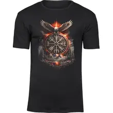 Herren Premium T-Shirt - Vegvisir mit Adler - gewählte Variante
