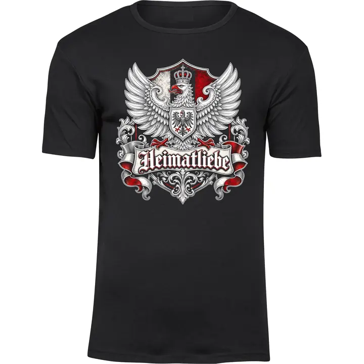 Herren Premium T-Shirt - Heimatliebe, Adler