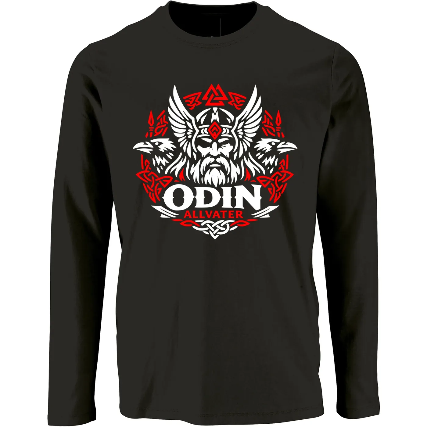 Herren Langarm Shirt - Odin, Allvater