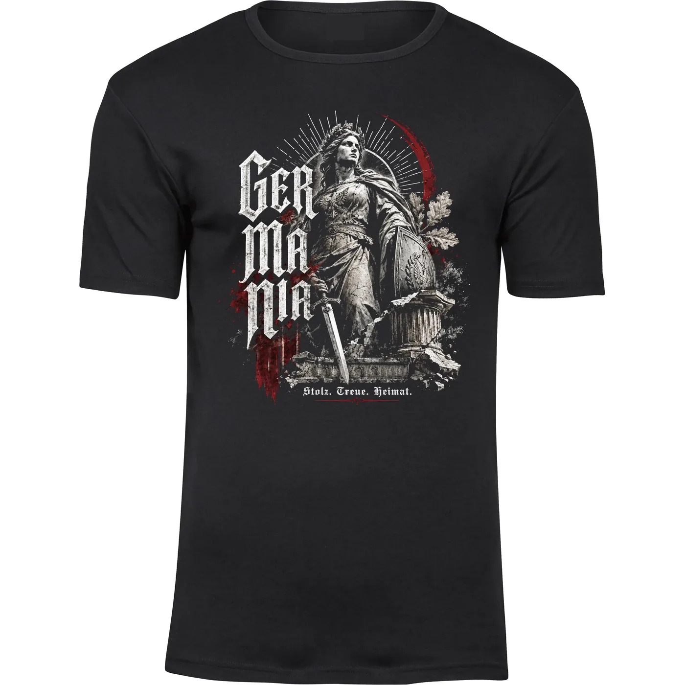 Herren Premium T-Shirt - Germania, Stolz Treue Heimat