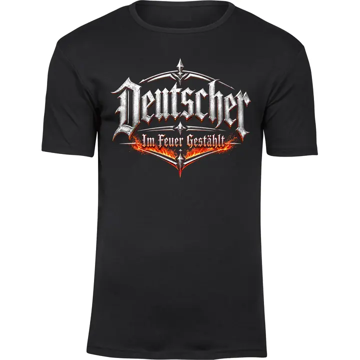 Herren Premium T-Shirt - Deutscher, im Feuer gestählt