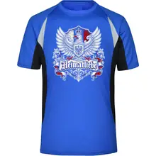 Herren Sportshirt - Heimatliebe, Adler Vorderseite