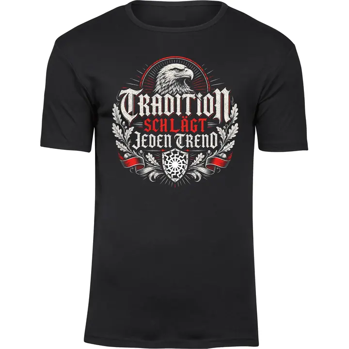 Herren Premium T-Shirt - Tradition schlägt jeden Trend, Adler