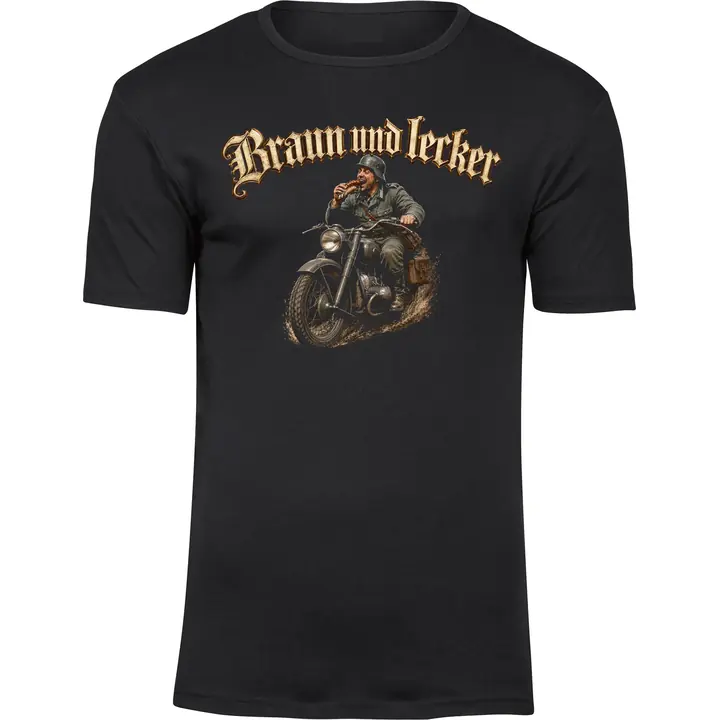 Herren Premium T-Shirt - Braun und Lecker, Soldat