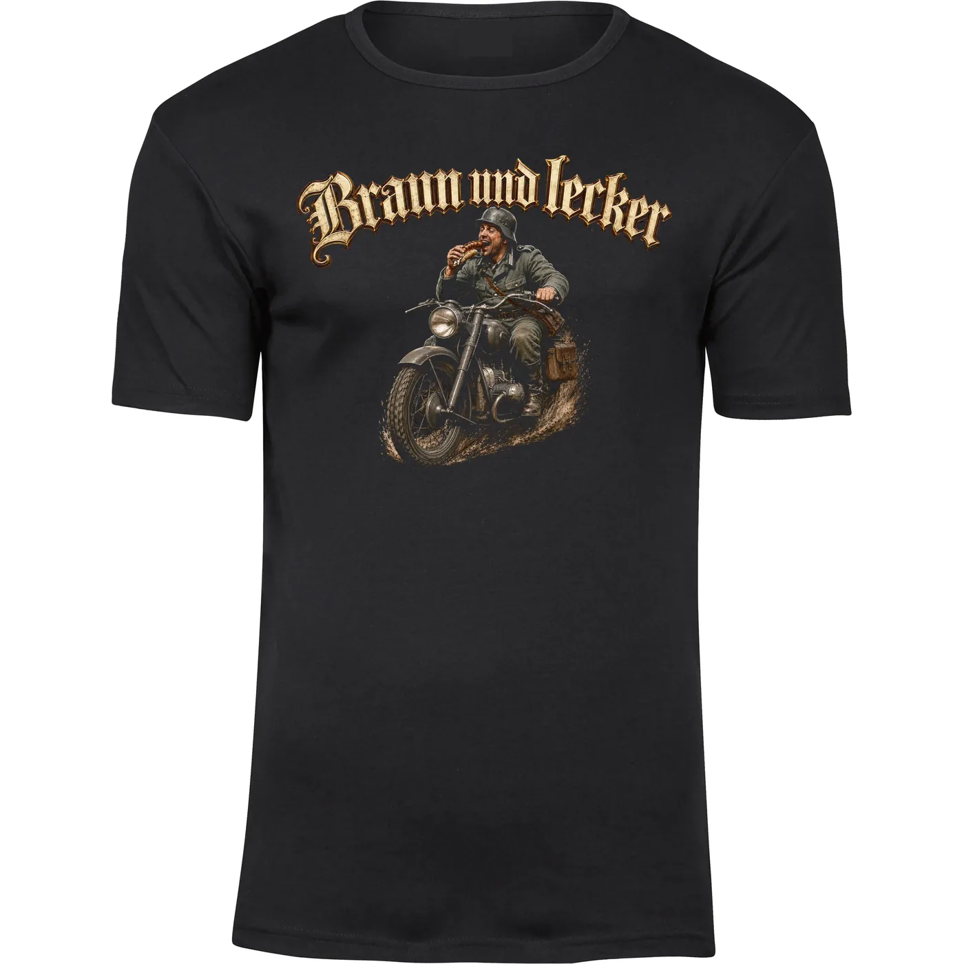 Herren Premium T-Shirt - Braun und Lecker, Soldat