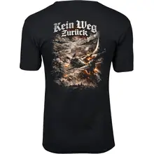 Herren Premium T-Shirt - Sonderkommando Elbe, Kein Weg zurück Rückseite