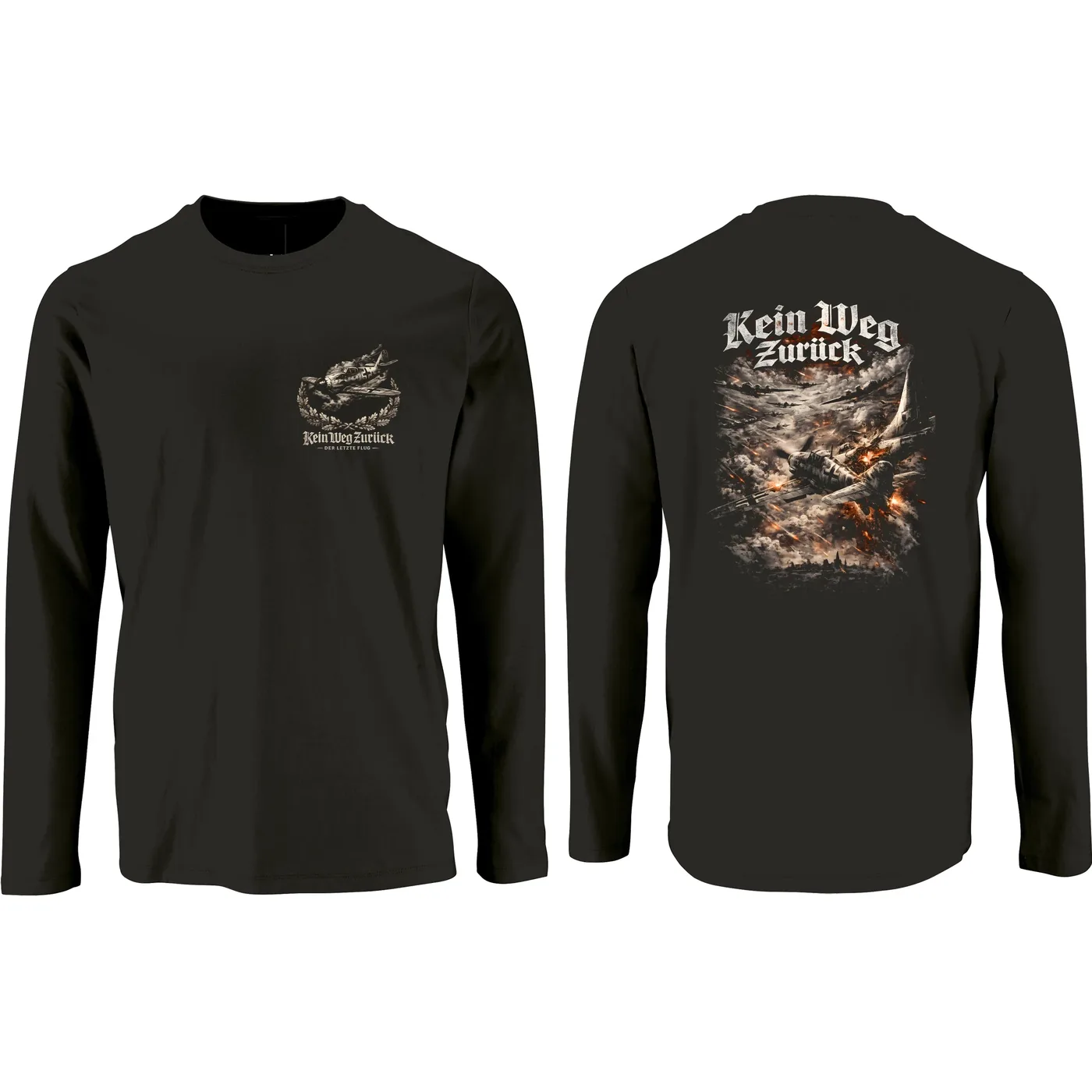 Herren Langarm Shirt - Sonderkommando Elbe, Kein Weg zurück