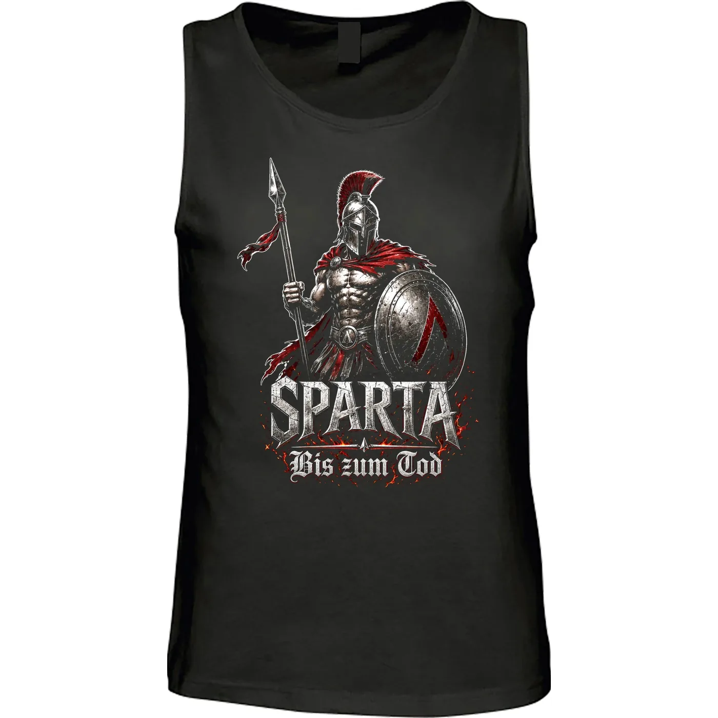 Herren Standard Tanktop - Sparta, Bis zum Tod 3D Version