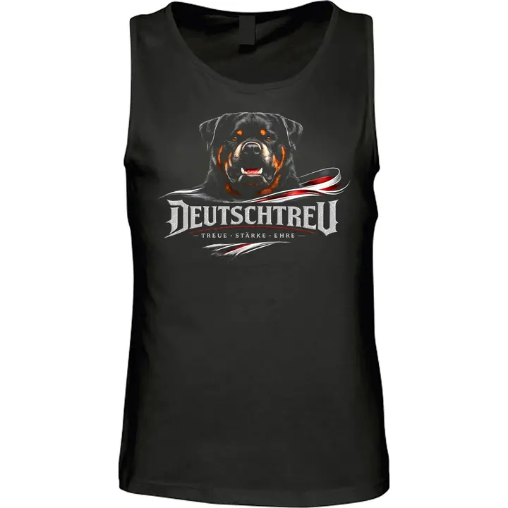 Herren Standard Tanktop - Deutschtreu, Treue kennt kein Wanken