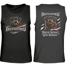Herren Standard Tanktop - Deutschtreu, Treue kennt kein Wanken - gewählte Variante