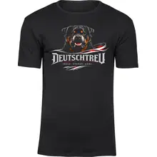 Herren Premium T-Shirt - Deutschtreu, Treue kennt kein Wanken Vorderseite