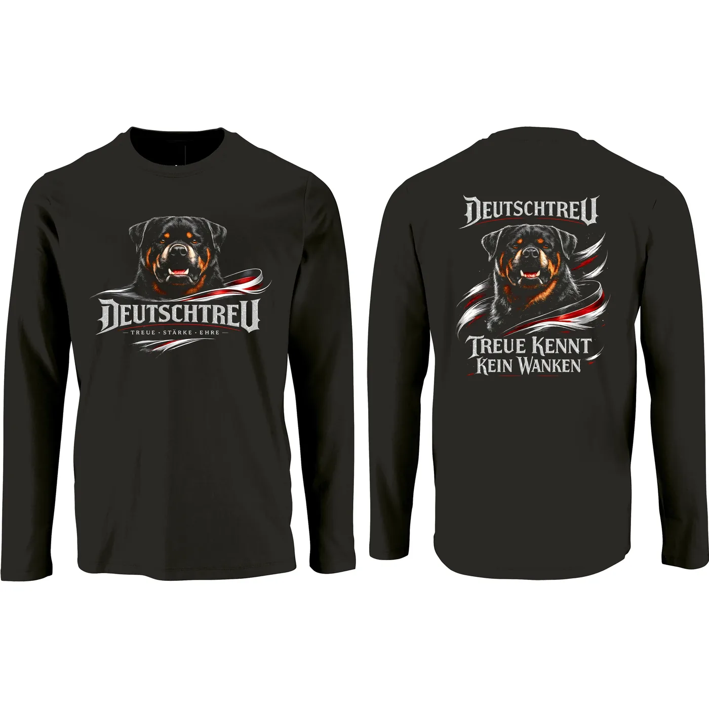 Herren Langarm Shirt - Deutschtreu, Treue kennt kein Wanken