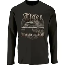 Herren Langarm Shirt - Tiger, Monster aus Stahl - gewählte Variante