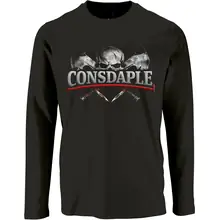 Herren Langarm Shirt - Consdaple, Kriegergeist Vorderseite
