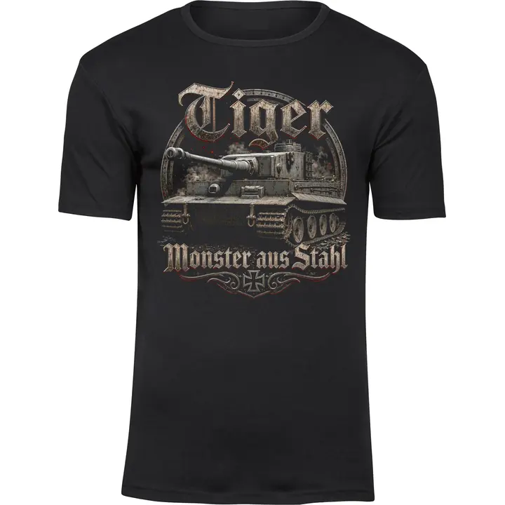 Herren Premium T-Shirt - Tiger, Monster aus Stahl