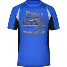 Herren Sportshirt - Tiger, Monster aus Stahl - gewählte Variante