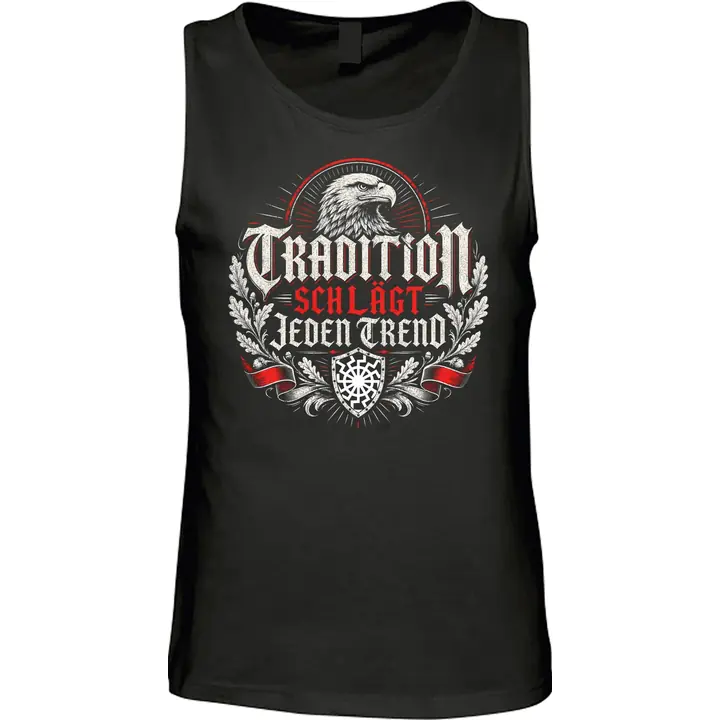 Herren Standard Tanktop - Tradition schlägt jeden Trend, Adler