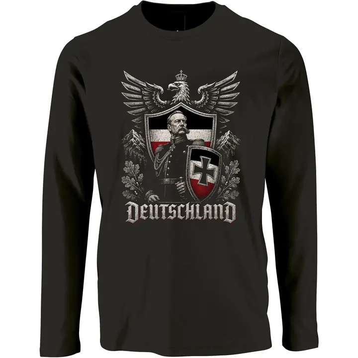 Herren Langarm Shirt - Deutschland, Bismarck