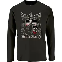 Herren Langarm Shirt - Deutschland, Bismarck Vorderseite