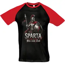 Herren T-Shirt "Bragi" - Sparta, Bis zum Tod 3D Version Vorderseite