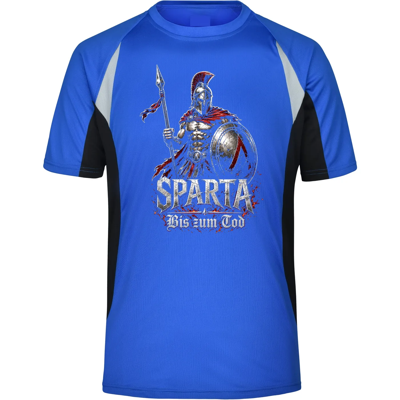 Herren Sportshirt - Sparta, Bis zum Tod 3D Version
