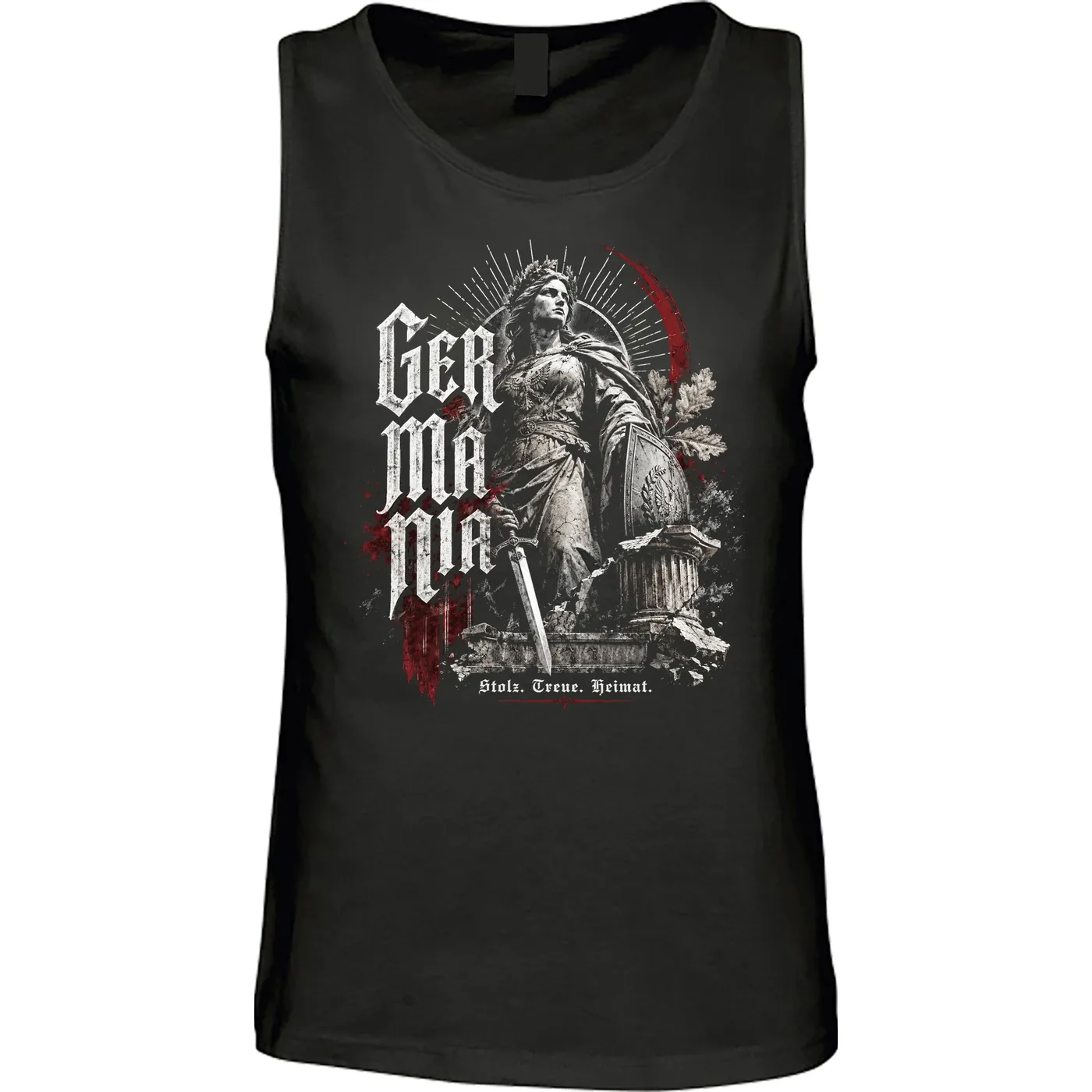 Herren Standard Tanktop - Germania, Stolz Treue Heimat