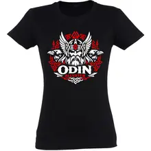 Damen T-Shirt - Odin, Allvater Vorderseite