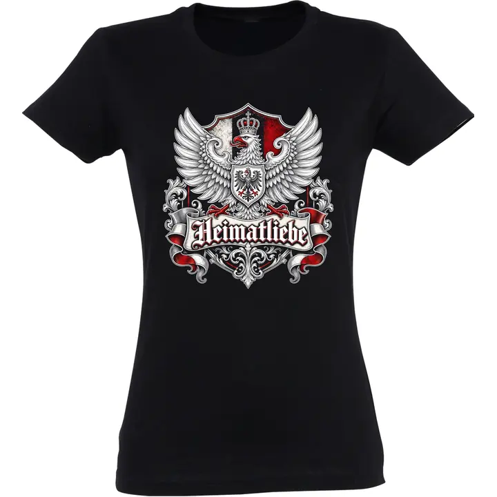Damen T-Shirt - Heimatliebe, Adler