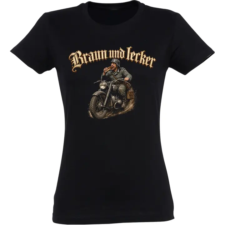 Damen T-Shirt - Braun und Lecker, Soldat