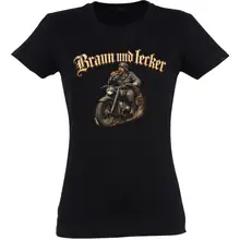 Damen T-Shirt - Braun und Lecker, Soldat - gewählte Variante