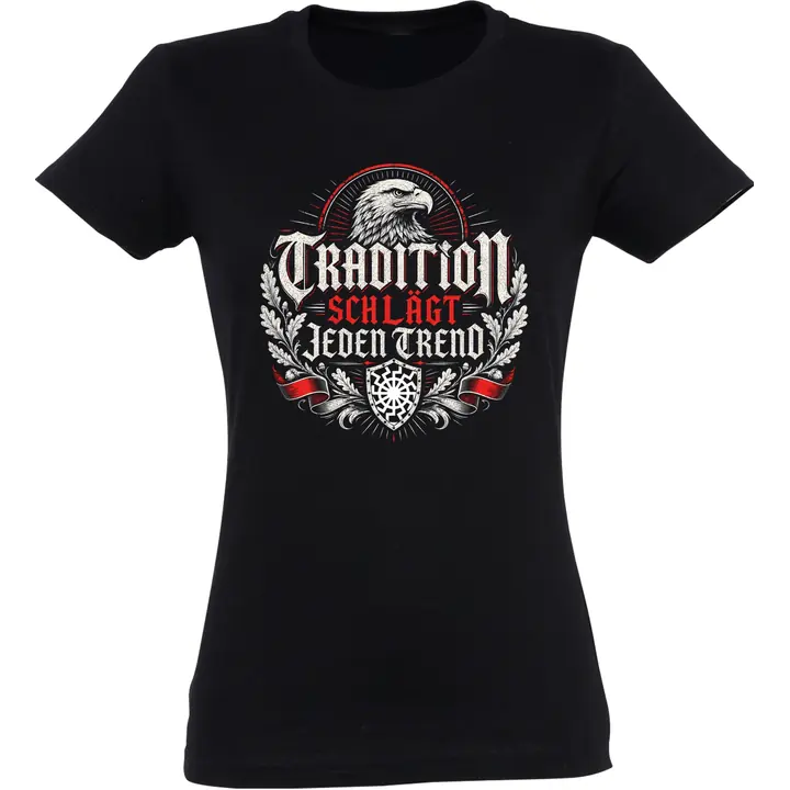 Damen T-Shirt - Tradition schlägt jeden Trend, Adler