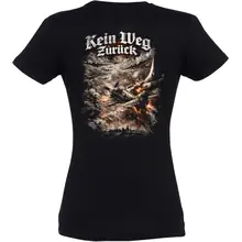 Damen T-Shirt - Sonderkommando Elbe, Kein Weg zurück Rückseite