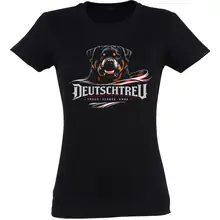 Damen T-Shirt - Deutschtreu, Treue kennt kein Wanken Vorderseite