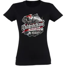 Damen T-Shirt - Ostdeutschland, Heimat & Stolz Vorderseite