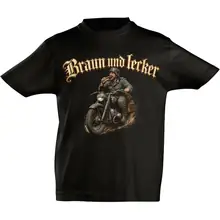 Kinder T-Shirt - Braun und Lecker, Soldat Vorderseite