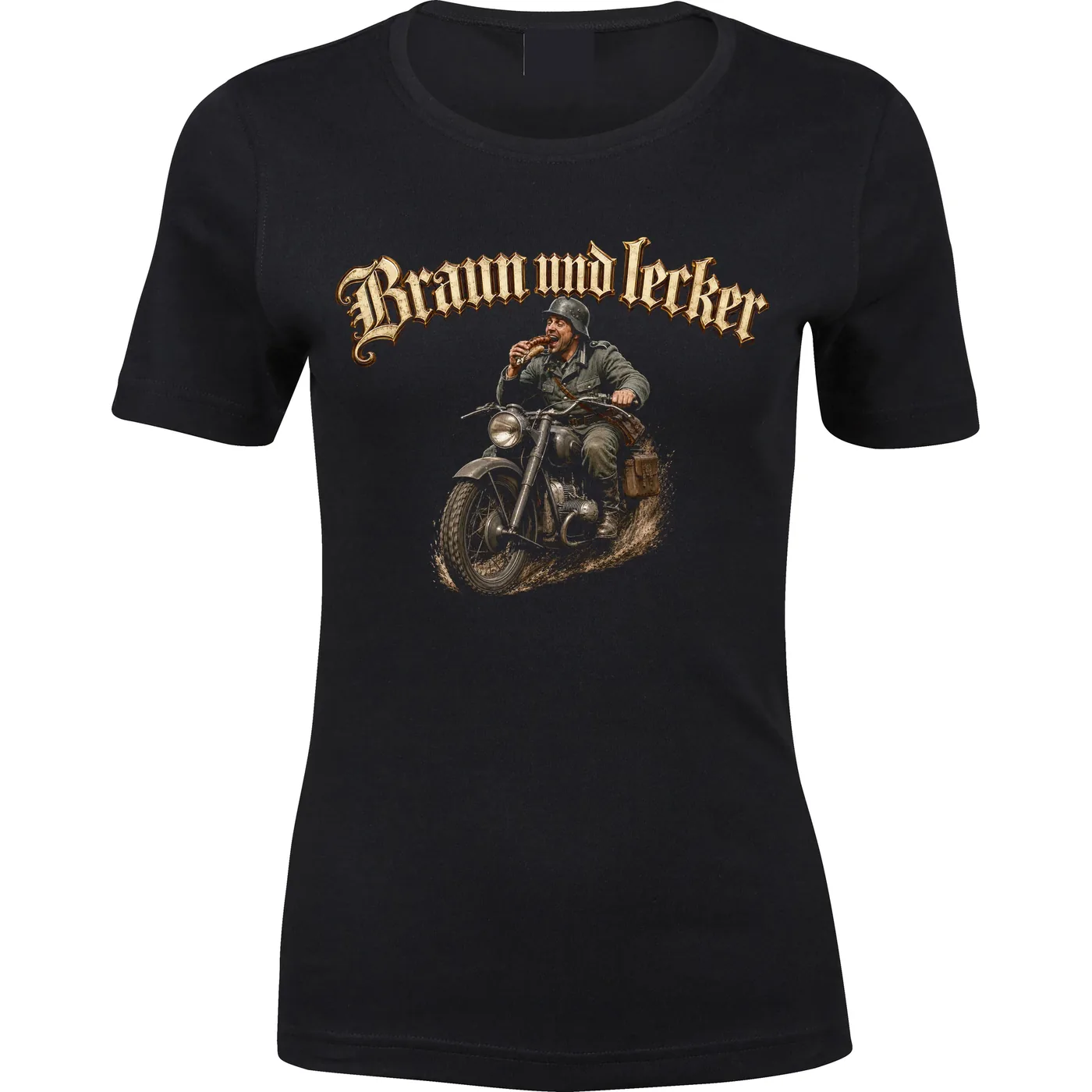 Damen Premium T-Shirt - Braun und Lecker, Soldat