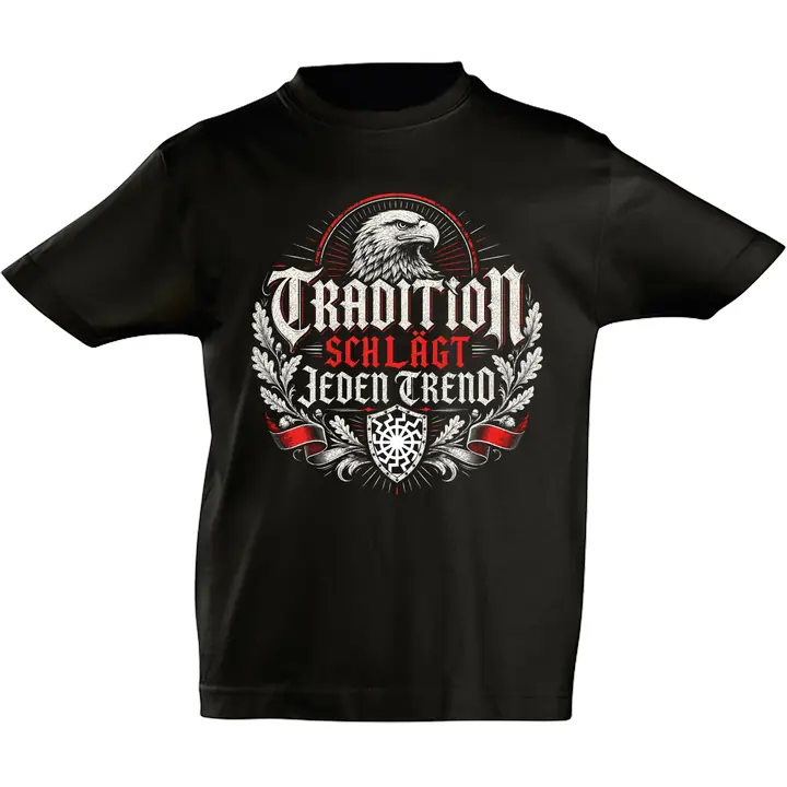 Kinder T-Shirt - Tradition schlägt jeden Trend, Adler
