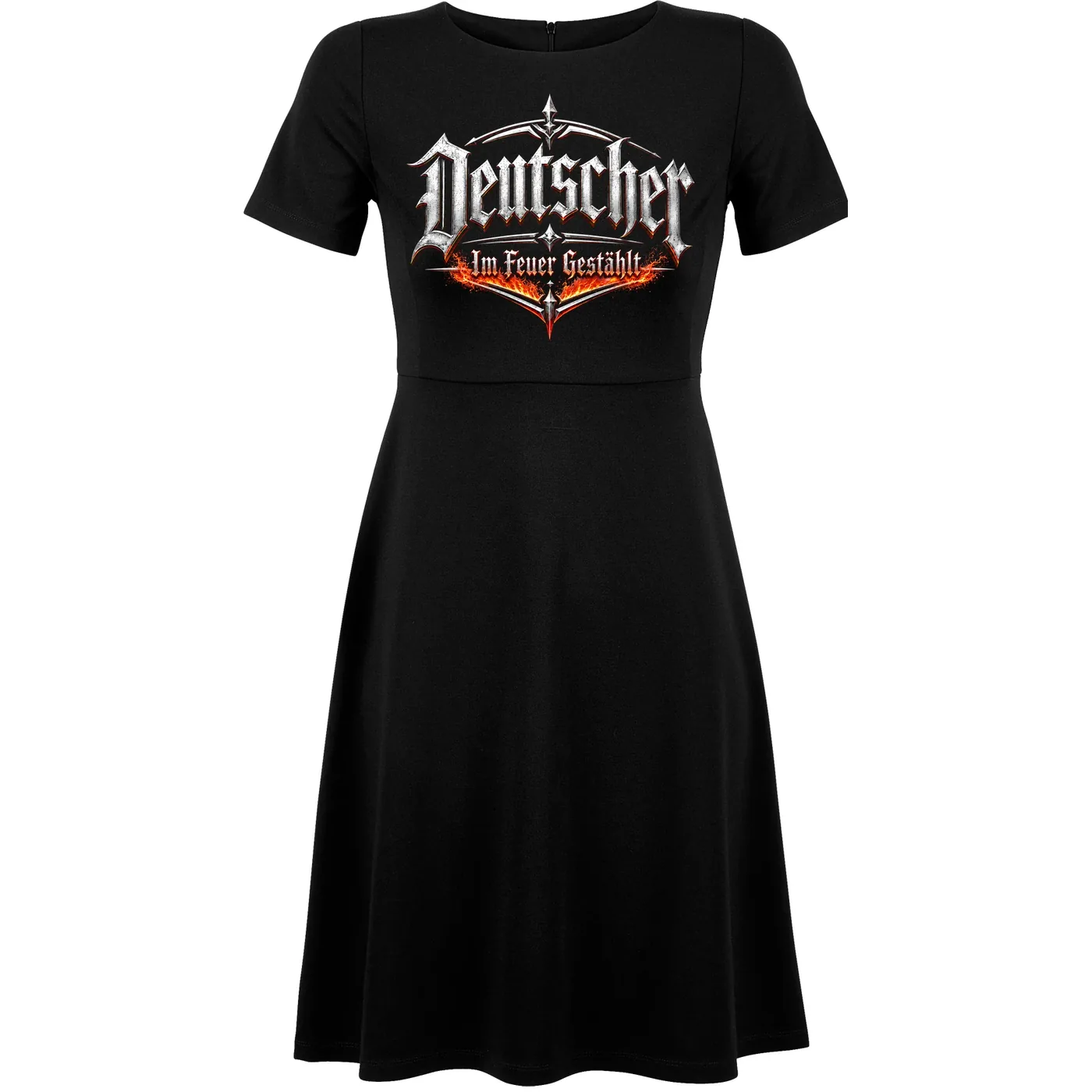 Damen kurzarm Kleid - Deutscher, im Feuer gestählt