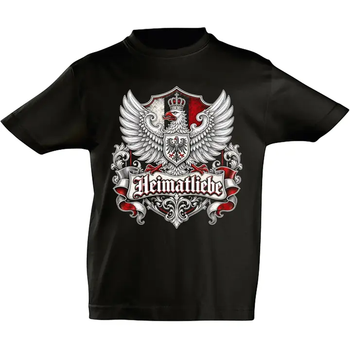 Kinder T-Shirt - Heimatliebe, Adler