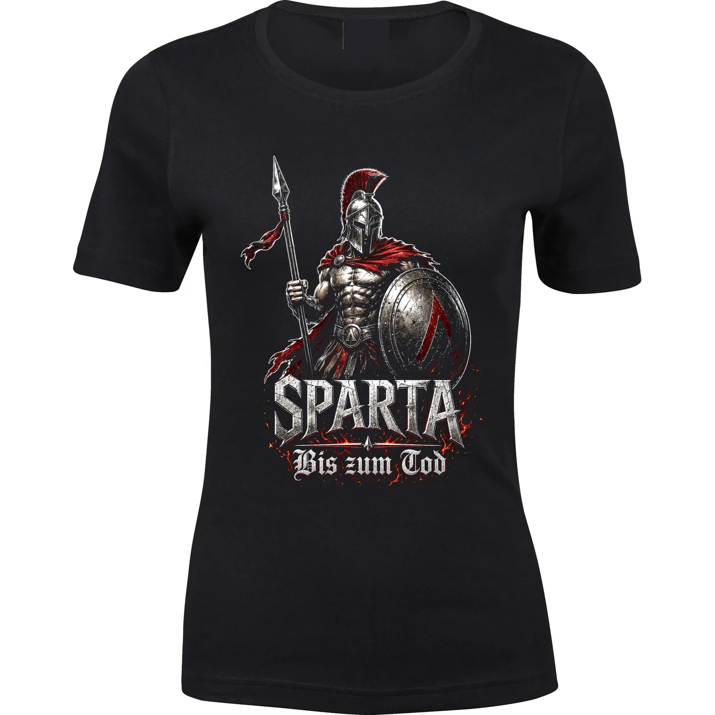 Damen Premium T-Shirt - Sparta, Bis zum Tod 3D Version