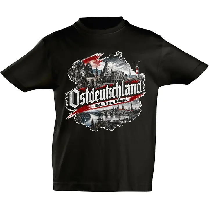Kinder T-Shirt - Ostdeutschland, Heimat & Stolz