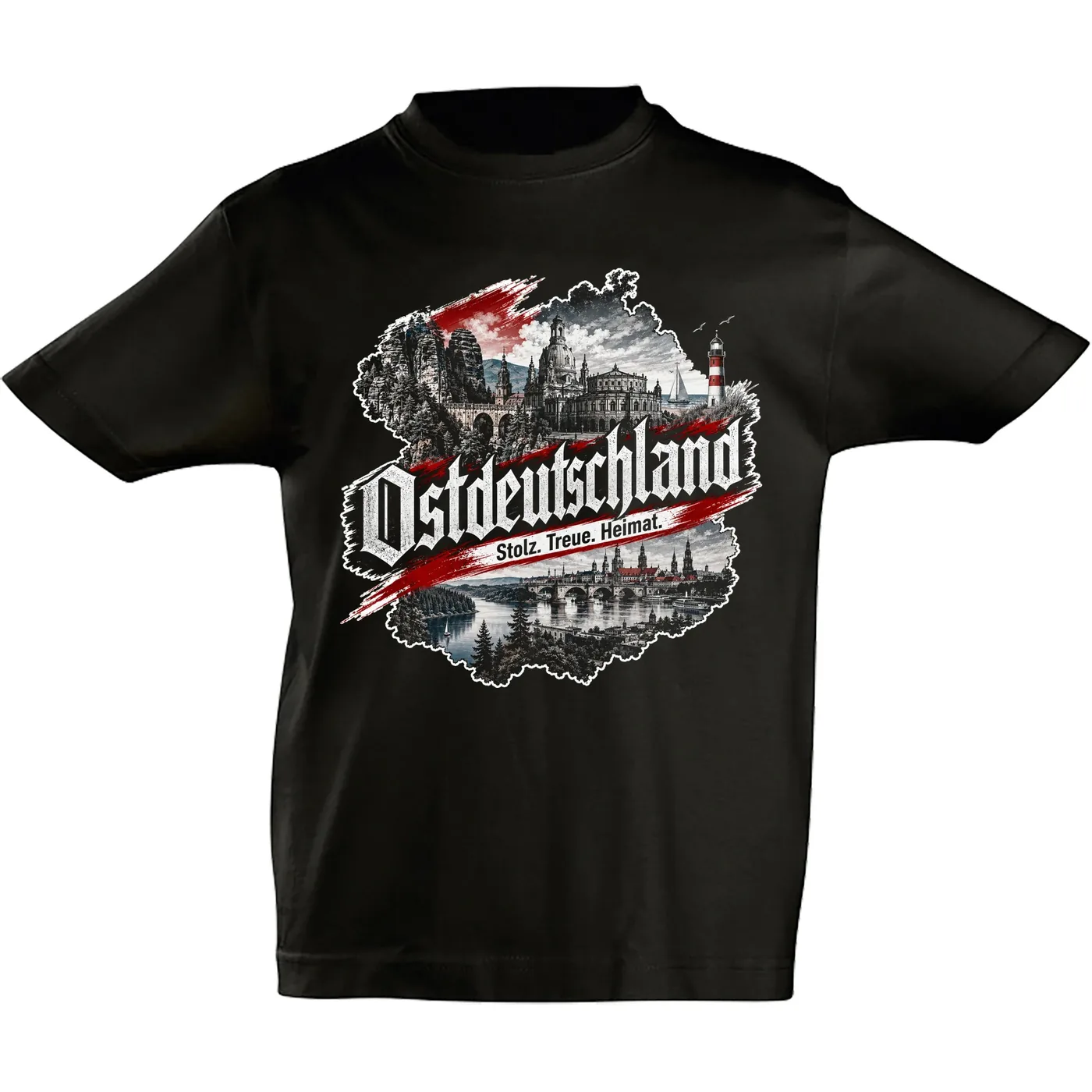 Kinder T-Shirt - Ostdeutschland, Heimat & Stolz