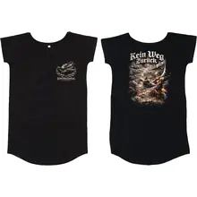 Damen T-Shirt Kleid - Sonderkommando Elbe, Kein Weg zurück Vorder- und Rückseite