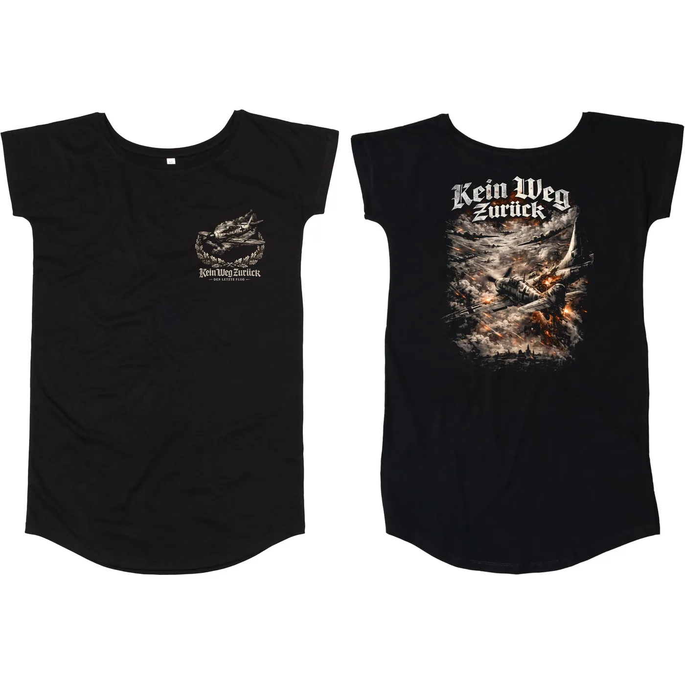 Damen T-Shirt Kleid - Sonderkommando Elbe, Kein Weg zurück