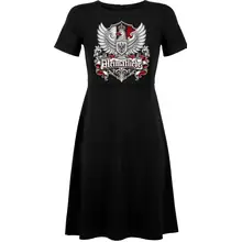 Damen kurzarm Kleid - Heimatliebe, Adler Vorderseite