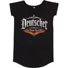 Damen T-Shirt Kleid - Deutscher, im Feuer gestählt - gewählte Variante